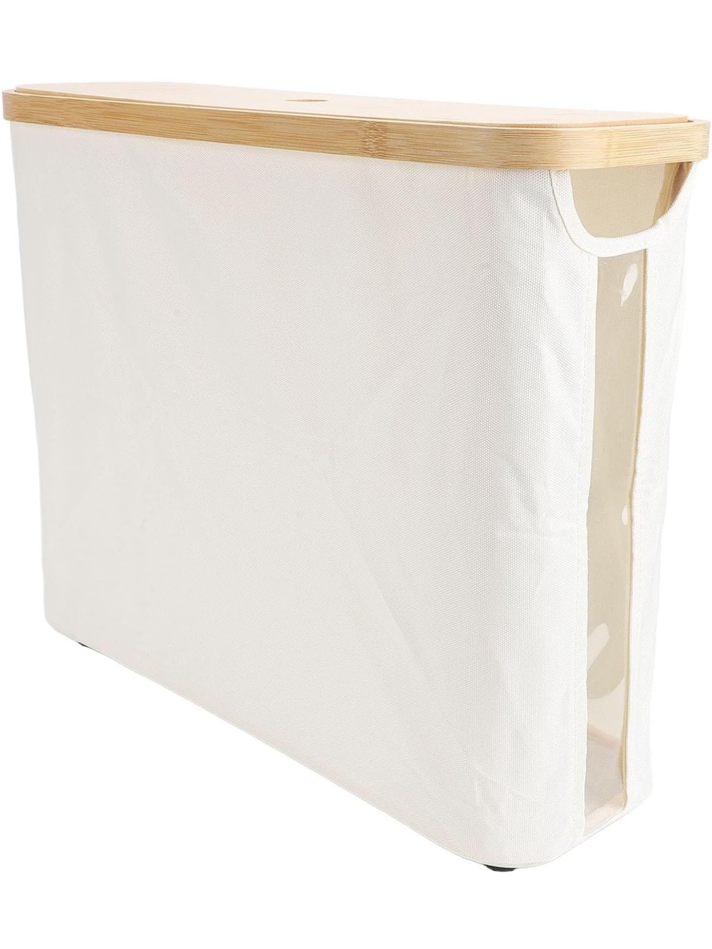 NWOT Toilet Paper Storage Basket, Oxford Cloth, Foldable (Beige)